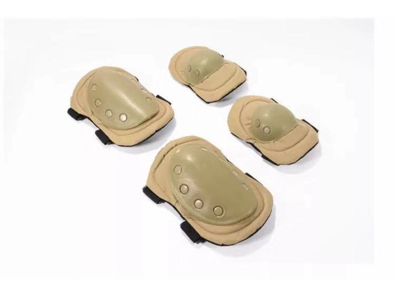 Four Packs of Outdoor Military Fans Tactical Soft Shell Protective Gear Field Equipment Knee Pads and Elbow Pads